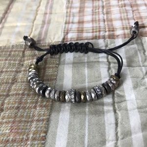 Fossil Bronze and Silver Bracelet